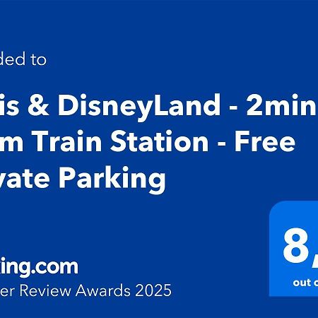 Paris & Disneyland - 2Min From Train Station - Free Private Parking Вилье-сюр-Марн Экстерьер фото