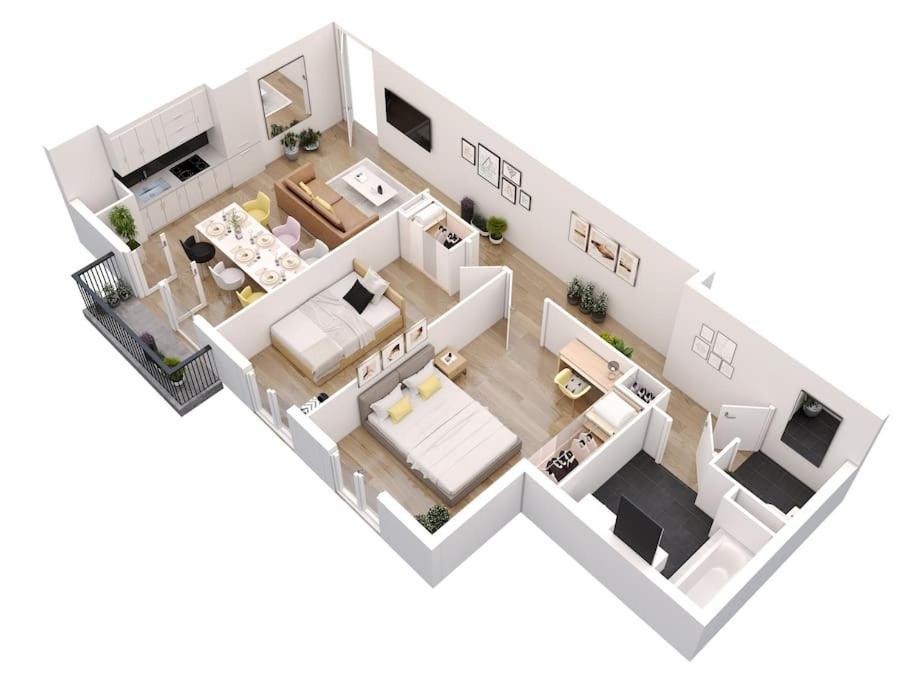 Paris & Disneyland - 2Min From Train Station - Free Private Parking Вилье-сюр-Марн Экстерьер фото