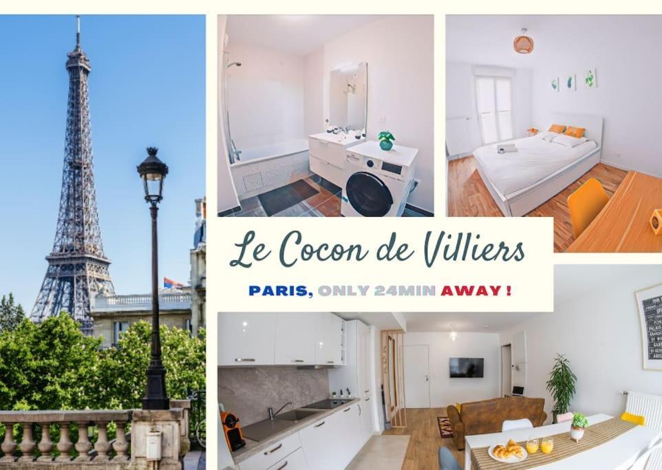 Paris & Disneyland - 2Min From Train Station - Free Private Parking Вилье-сюр-Марн Экстерьер фото