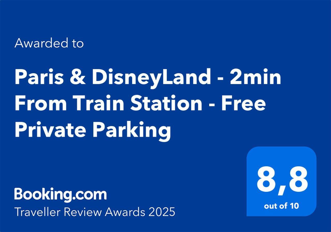 Paris & Disneyland - 2Min From Train Station - Free Private Parking Вилье-сюр-Марн Экстерьер фото